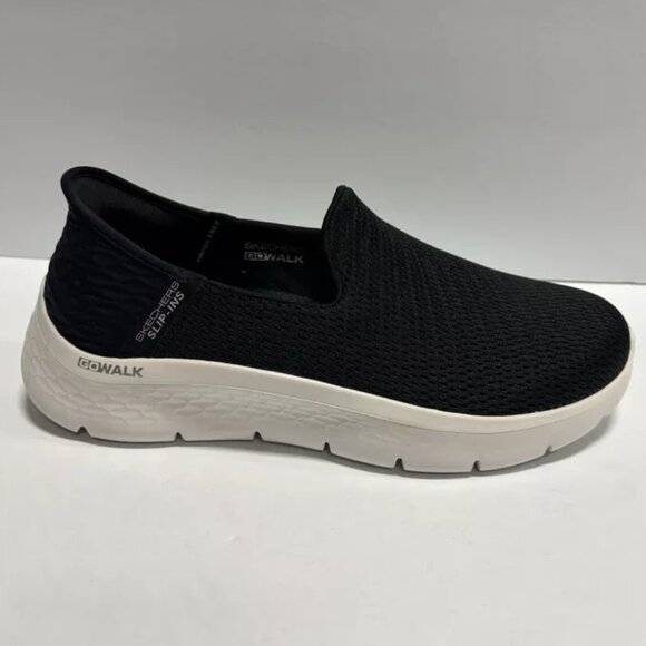 Skechers Women’s Go Walk Flex - Relish Black Slip-On Sneakers, Size 9 Wide - Picture 1 of 7